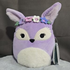 NWT-Squishmallow Candence the Fennec Fox 8" Stuffed Plush in Lavender